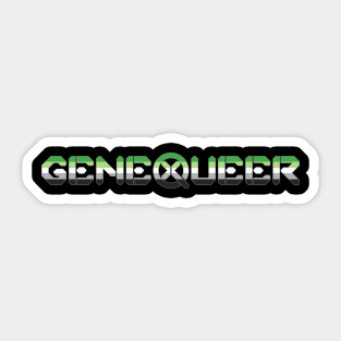 Genequeer Aromantic Sticker